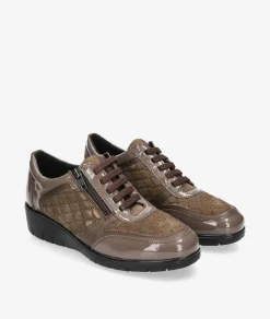 Mujer pabloochoa.shoes Deportivos DOCTOR CUTILLAS 60329 en topo