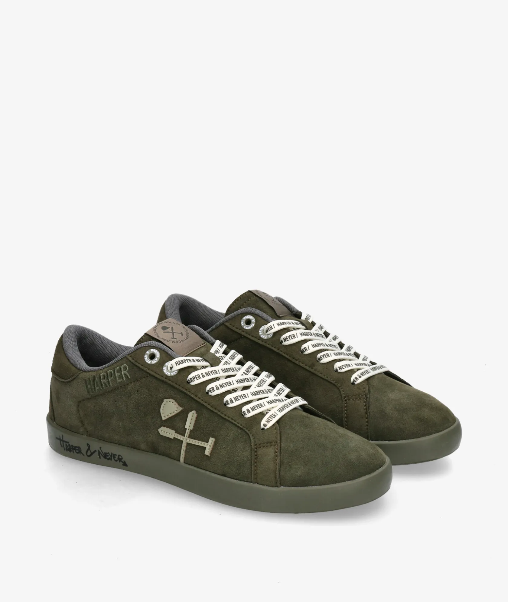 Hombre pabloochoa.shoes Deportivos HARPER&NEYER SUPERBOWL COLOURS en serraje kaki