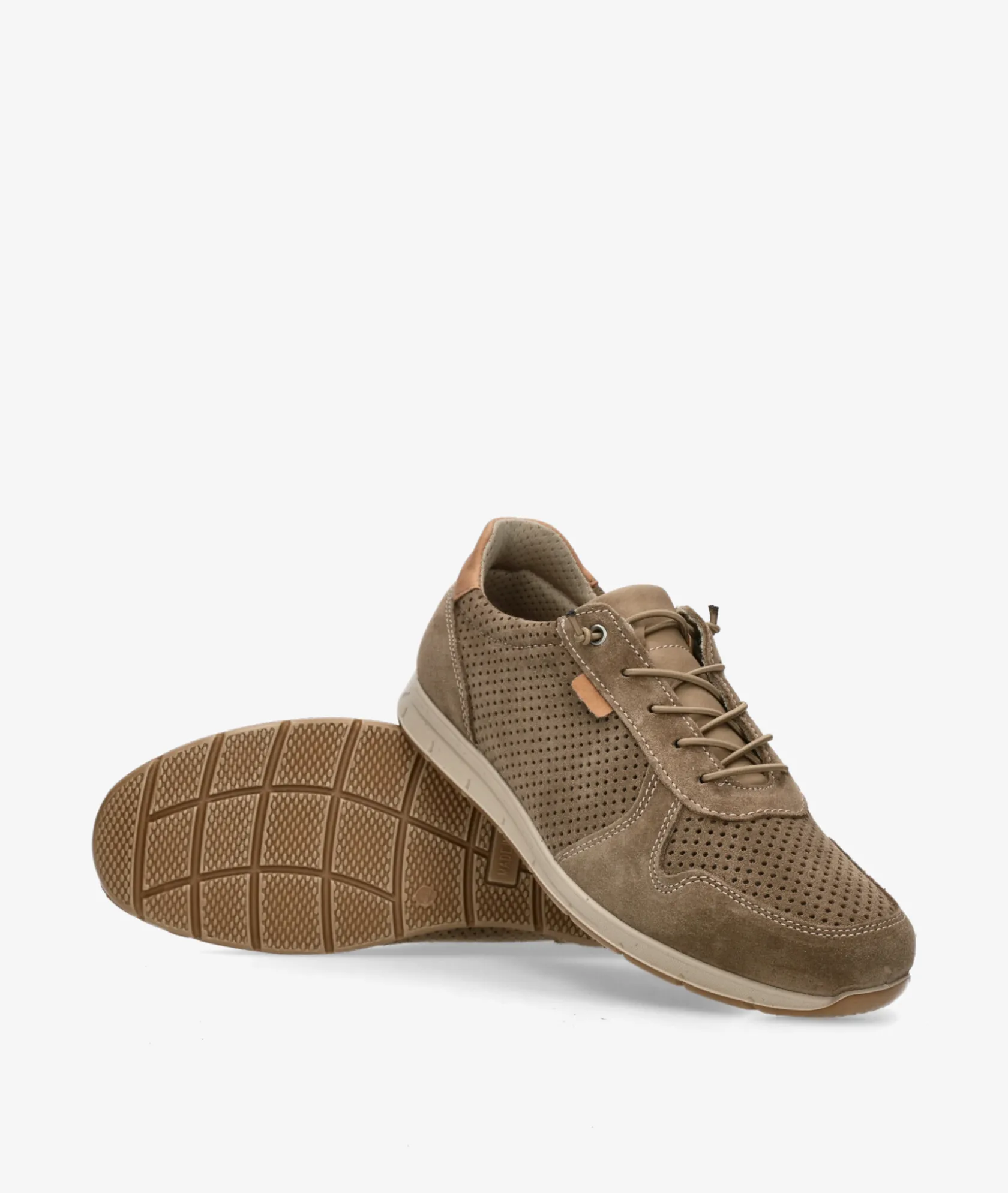 Hombre Imac Deportivos 101830 en serraje taupe