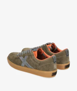 Hombre pabloochoa.shoes Deportivos MUNICH BREAK en serraje kaki