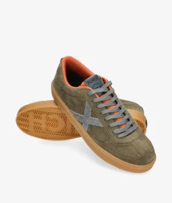 Hombre pabloochoa.shoes Deportivos MUNICH BREAK en serraje kaki