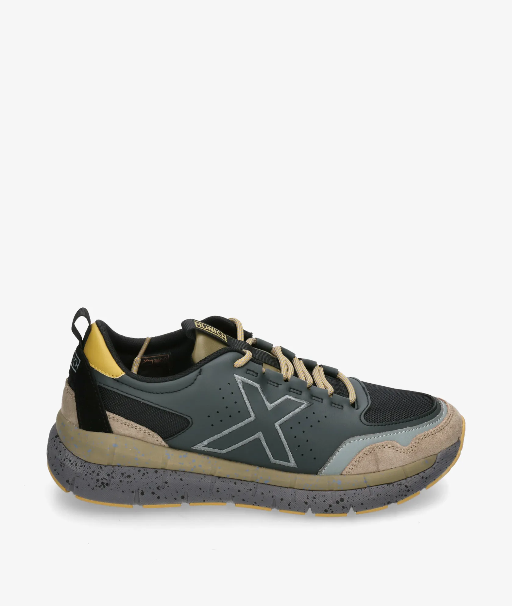 Hombre pabloochoa.shoes Deportivos MUNICH KAVA en negro