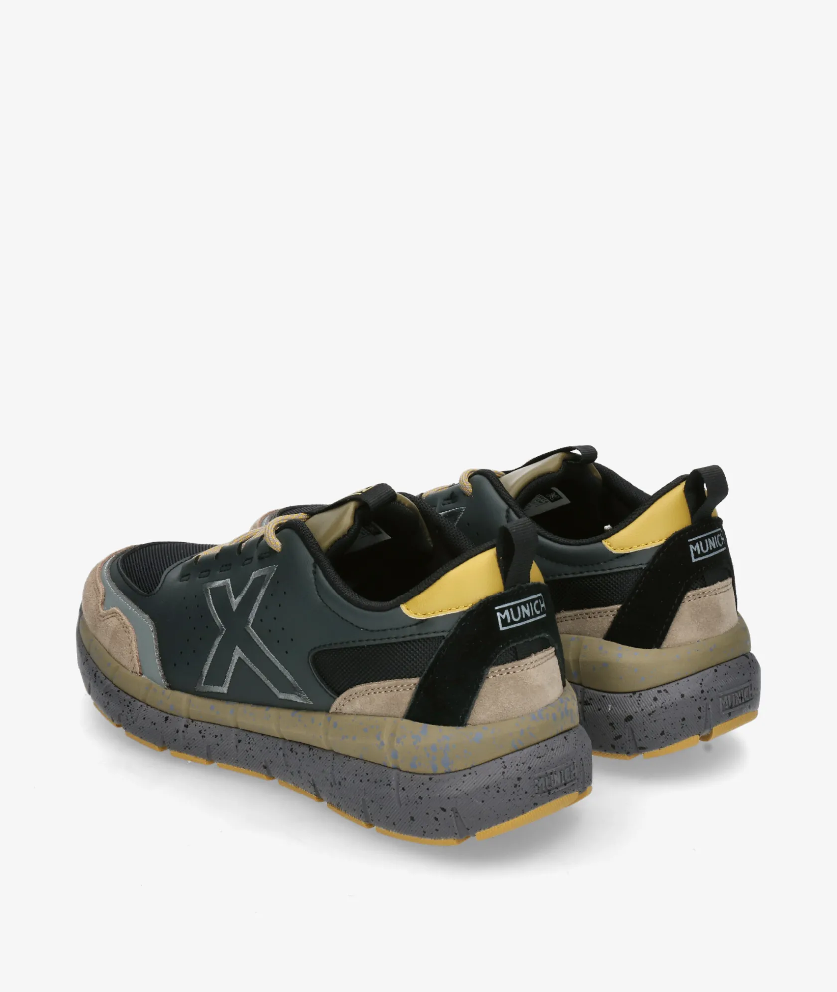 Hombre pabloochoa.shoes Deportivos MUNICH KAVA en negro