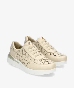 Mujer Pitillos Deportivos 11090 en beige