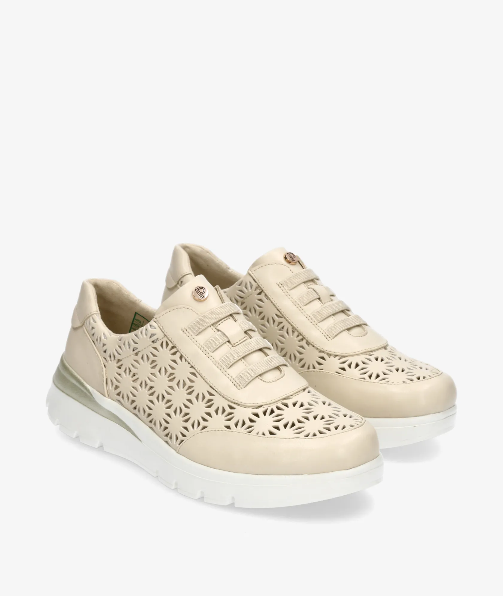Mujer Pitillos Deportivos 11090 en beige