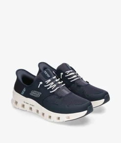 Hombre Skechers Deportivos 232930 en azul marino