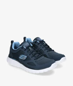 Hombre Skechers Deportivos 52635 en azul marino