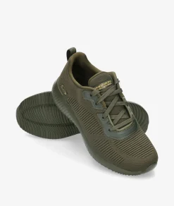 Mujer Skechers Deportivos 32504 en caki