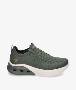 Hombre Skechers Deportivos 118344 en caki