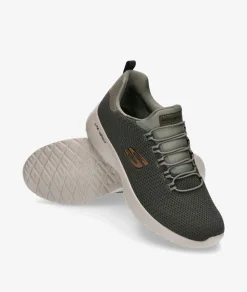 Hombre Skechers Deportivos 58360 en caki