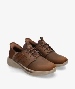 Hombre Skechers Deportivos 210828 en cuero