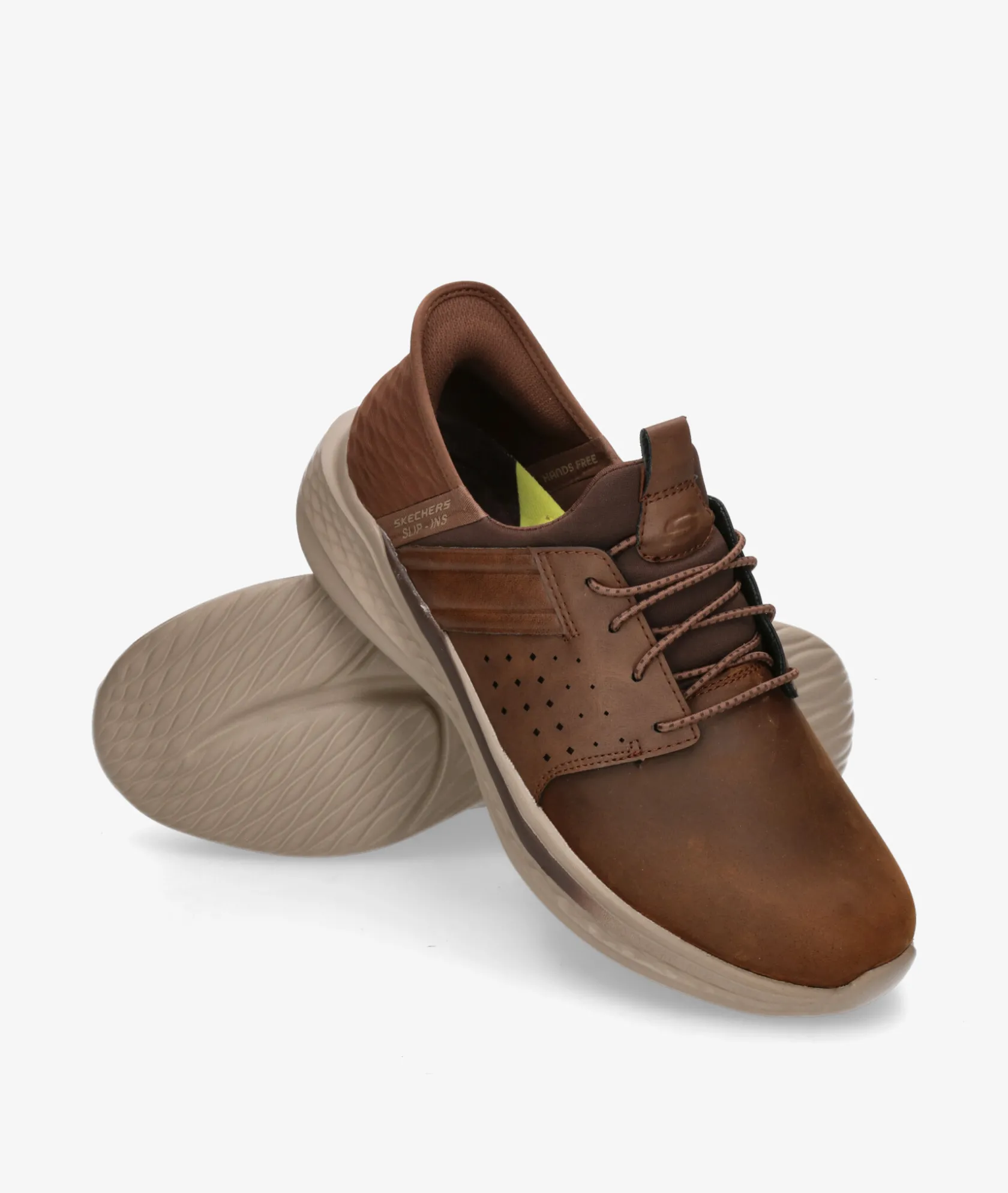 Hombre Skechers Deportivos 210828 en cuero