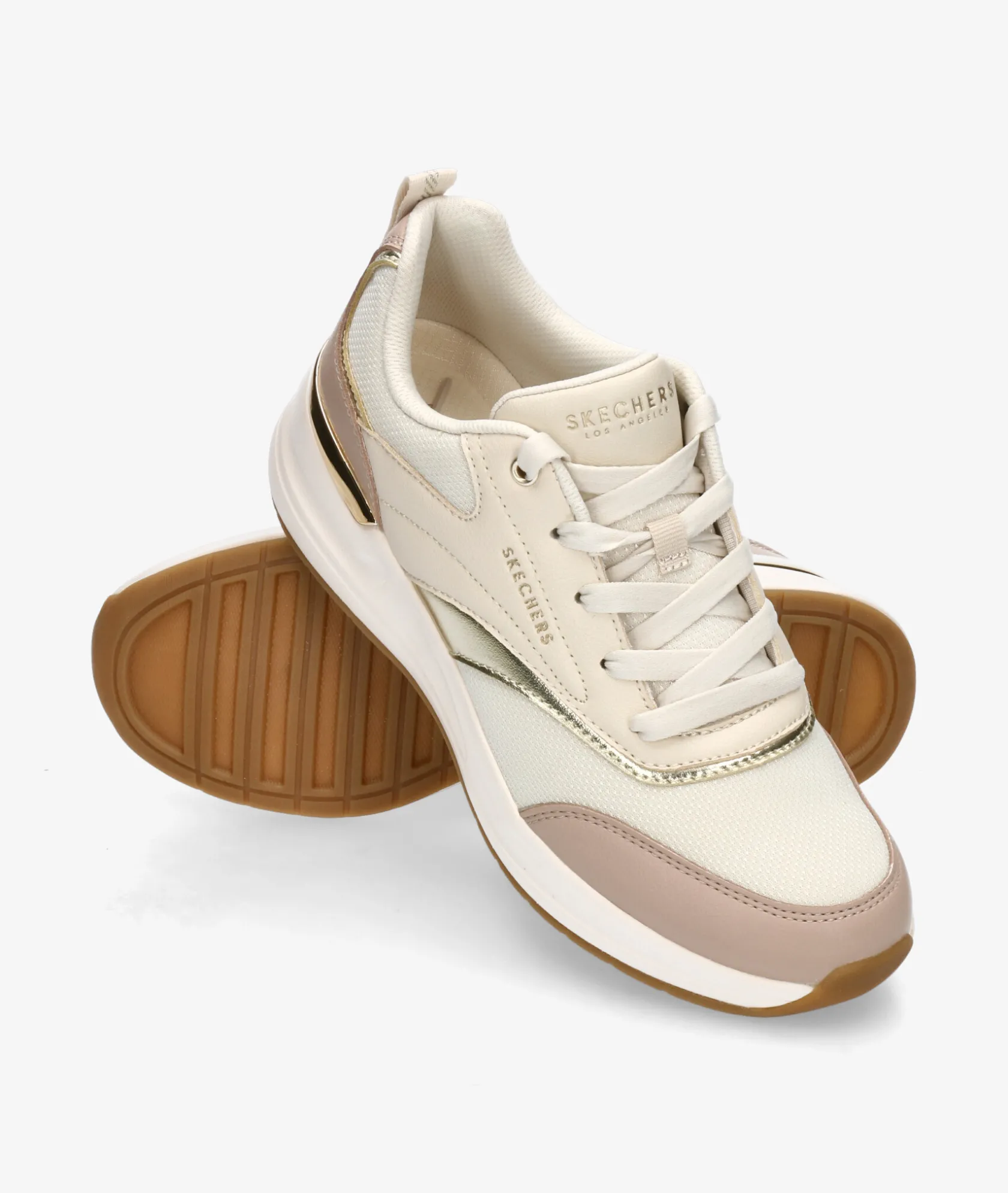 Mujer Skechers Deportivos 177342 en hueso
