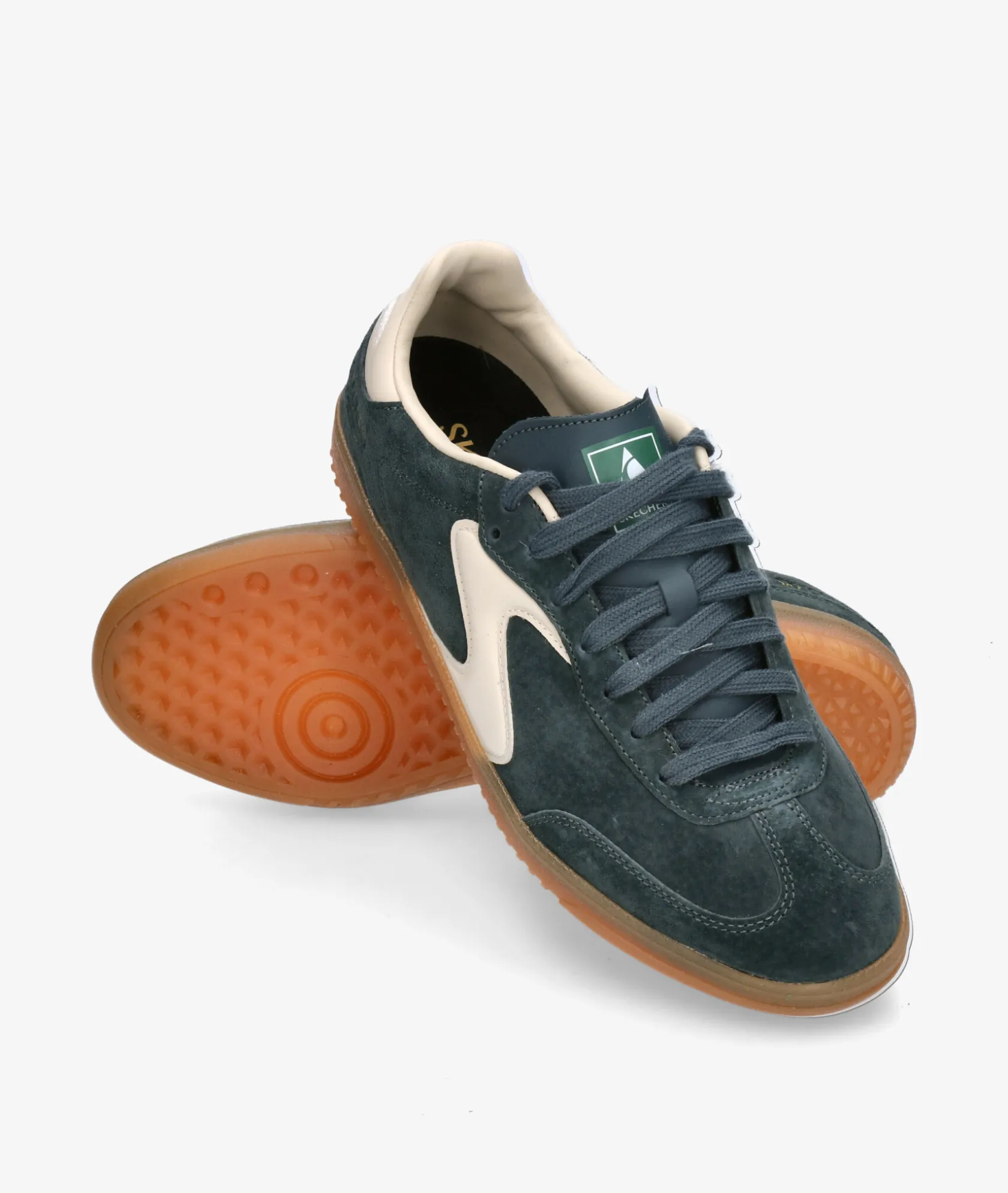 Hombre Skechers Deportivos 254151 en serraje gris