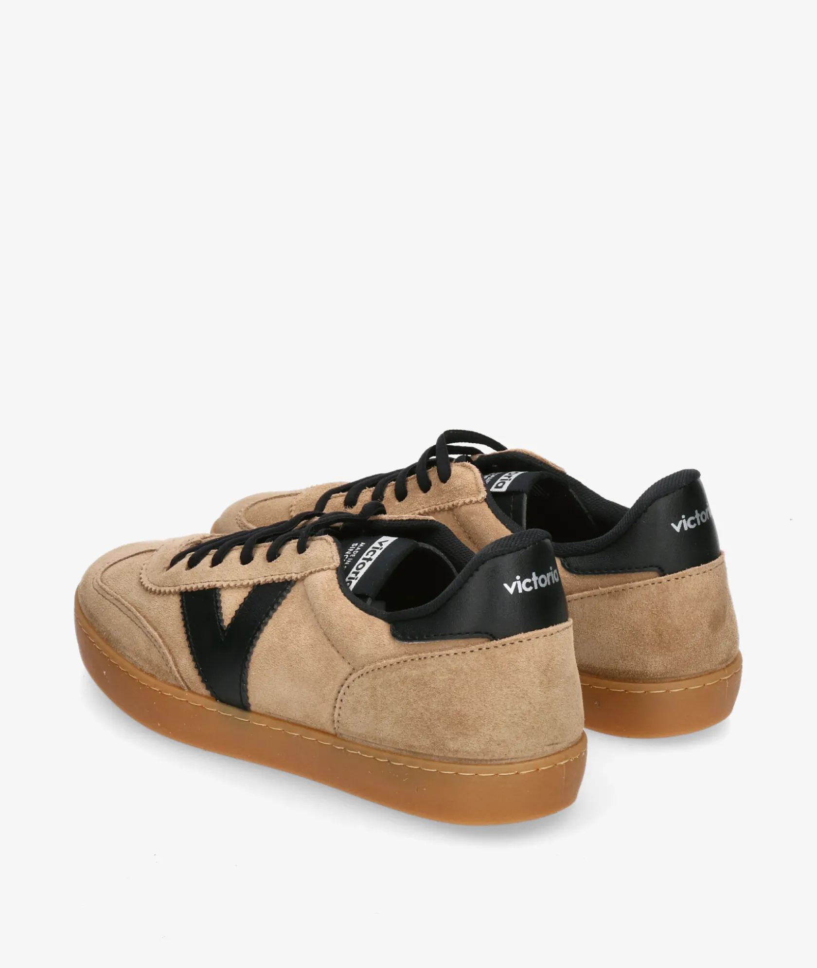 Mujer Victoria Deportivos 1126219 en serraje taupe