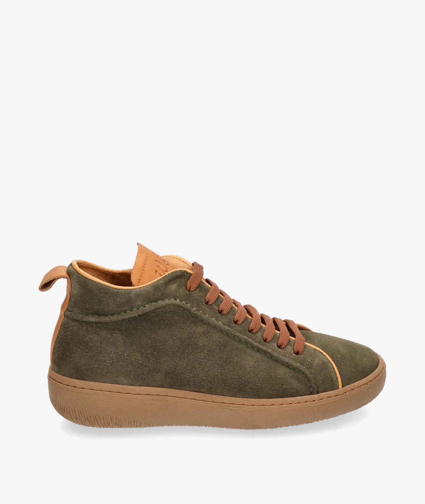Mujer Walk & Fly Deportivos Walk & Fly EST-03-104 en serraje kaki