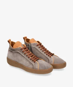 Mujer Walk & Fly Deportivos Walk & Fly EST-03-104 en serraje taupe