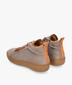 Mujer Walk & Fly Deportivos Walk & Fly EST-03-104 en serraje taupe
