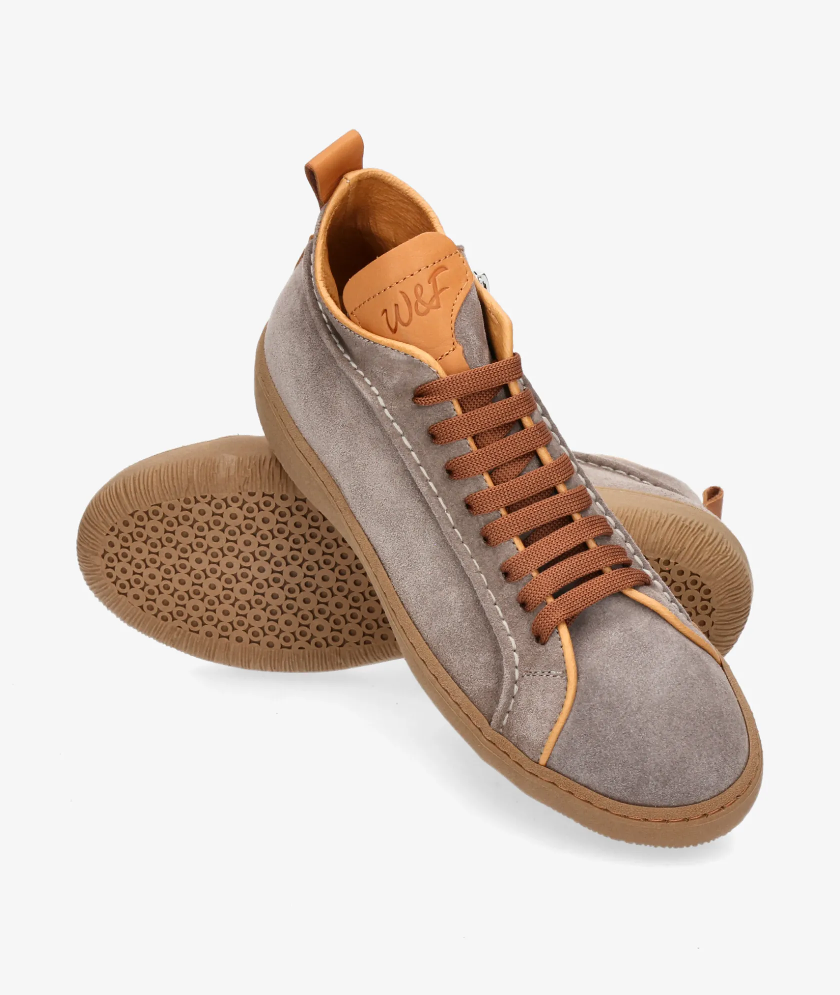 Mujer Walk & Fly Deportivos Walk & Fly EST-03-104 en serraje taupe