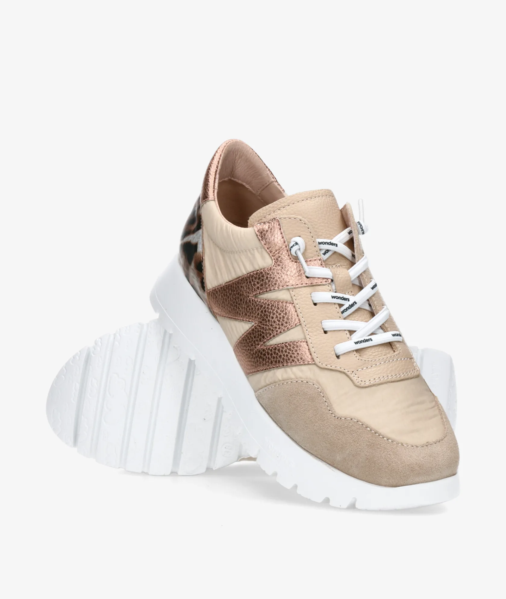 Mujer Wonders Deportivos A-24100 en beige