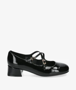 Mujer Stephen Allen Merceditas DINAR 38205-C11 en charol negro