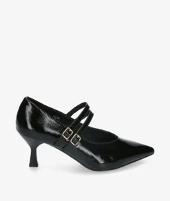 Mujer Stephen Allen Merceditas 3699-7 SELENE en charol negro