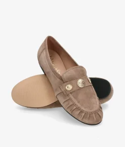Mujer bloom&you Mocasines bloom&you ROMINA en ante taupe