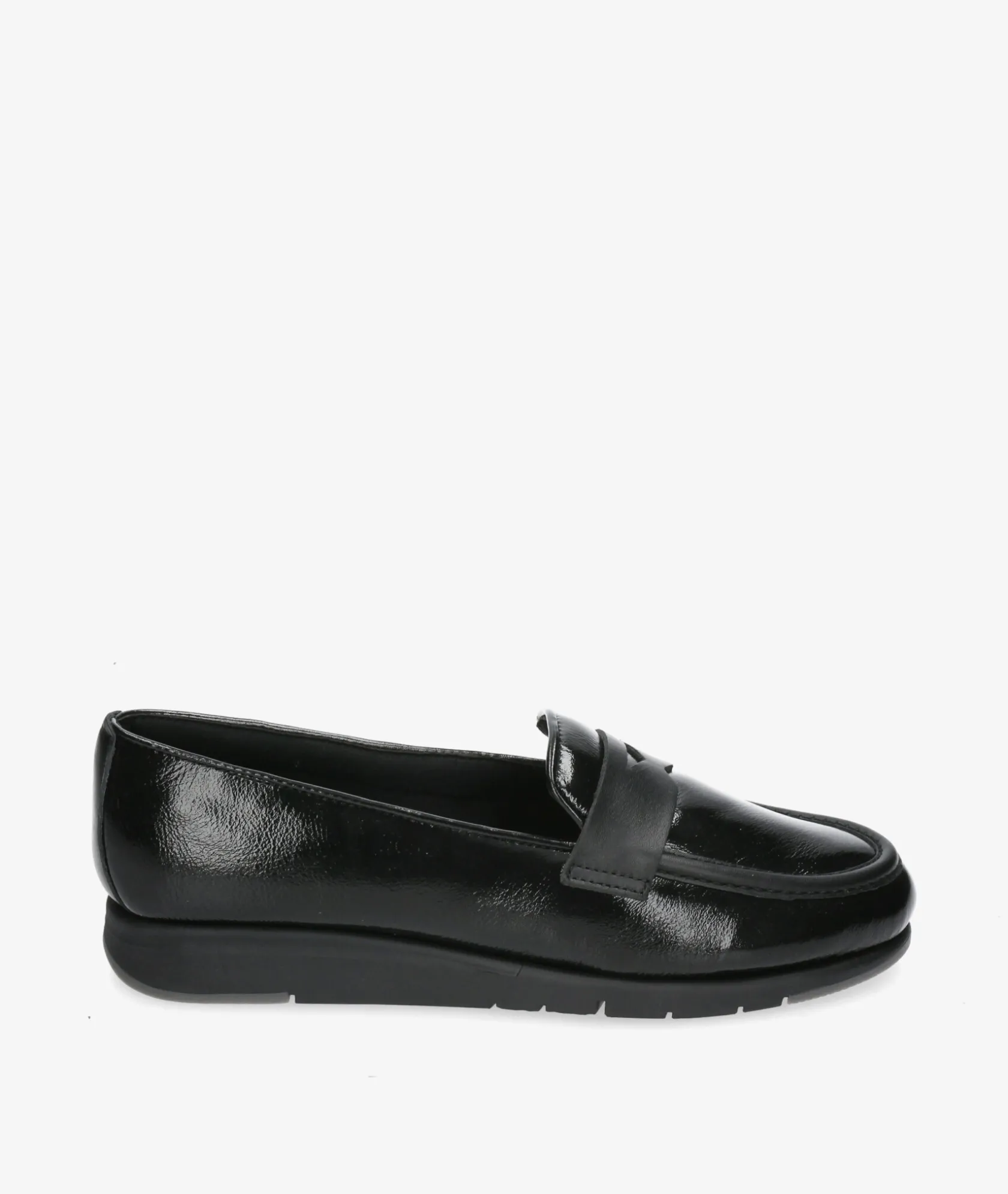 Mujer Flex&Go Mocasines Flex&Go ST1122 en charol negro