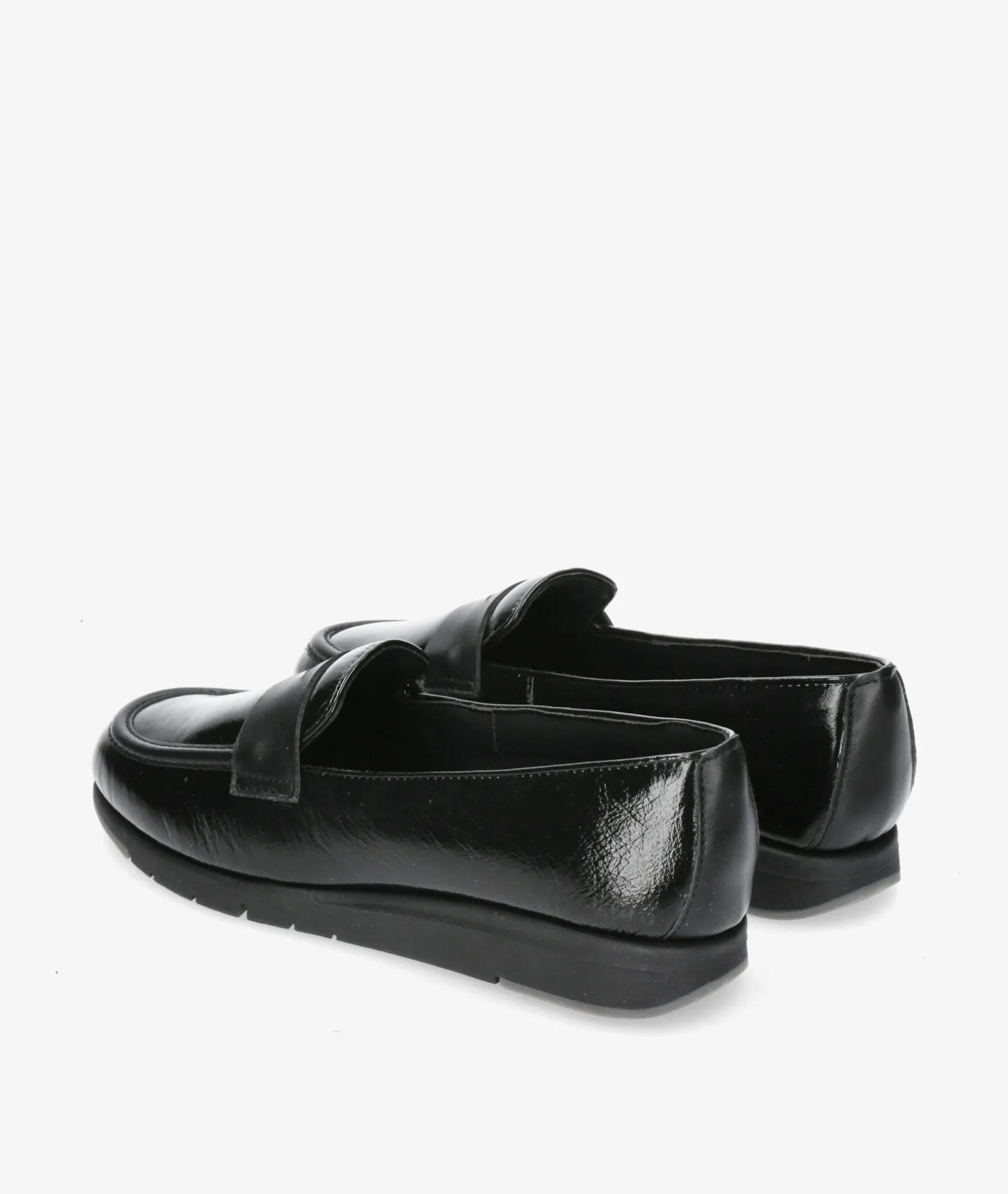 Mujer Flex&Go Mocasines Flex&Go ST1122 en charol negro