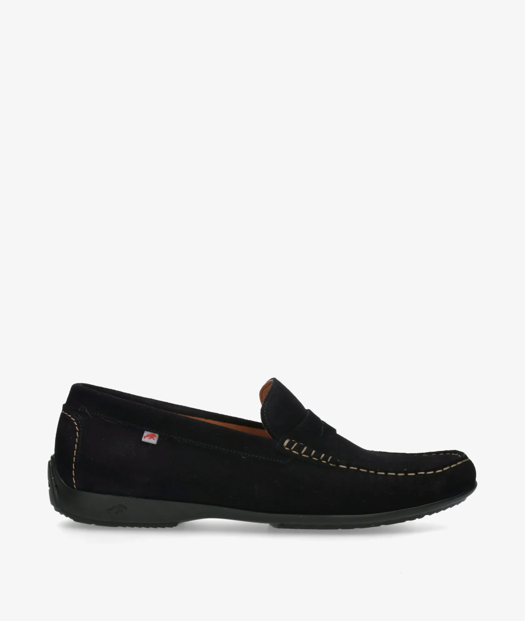 Hombre Fluchos Mocasines F2207 en serraje azul