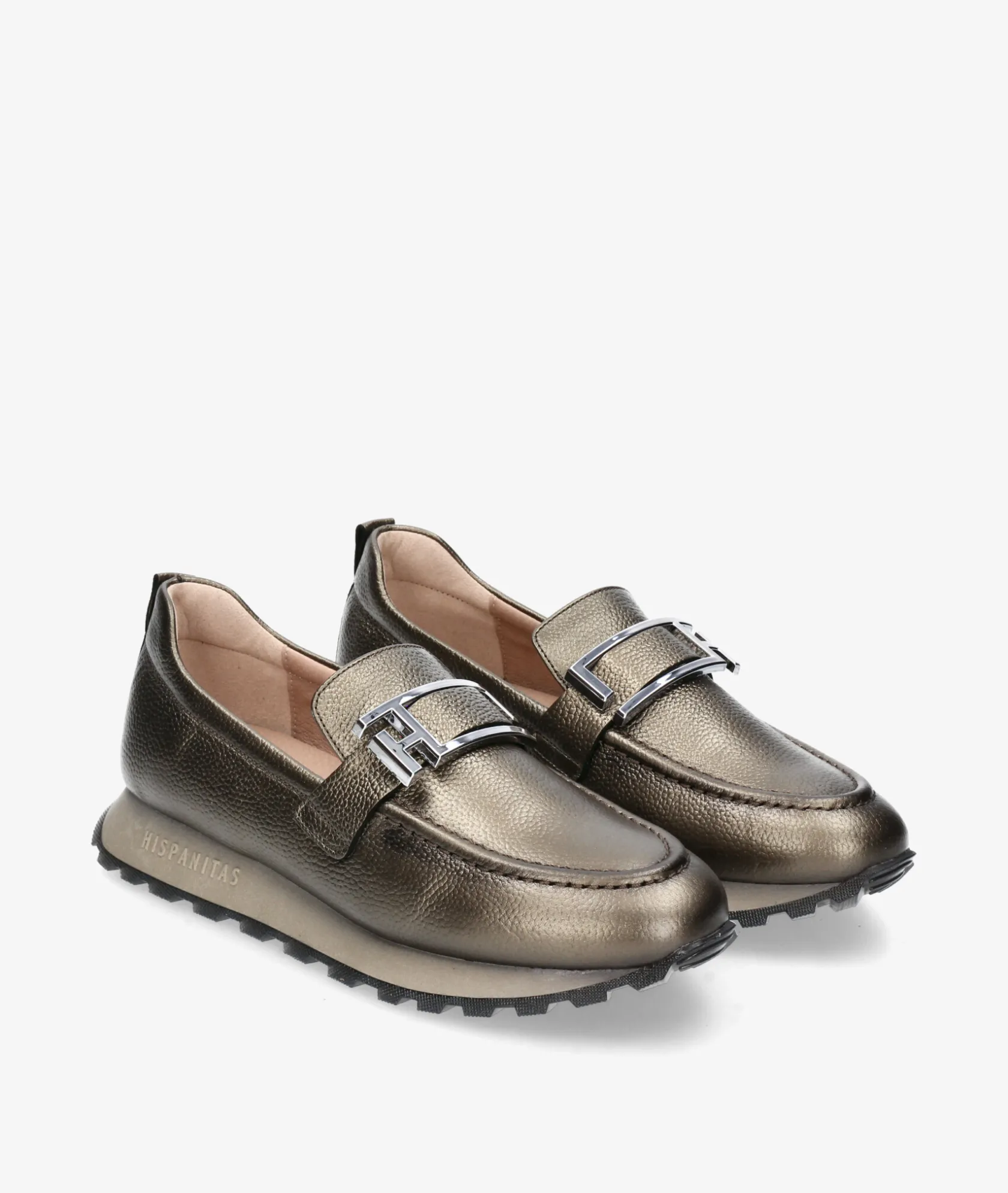 Mujer Hispanitas Mocasines HI243621 en metalizado