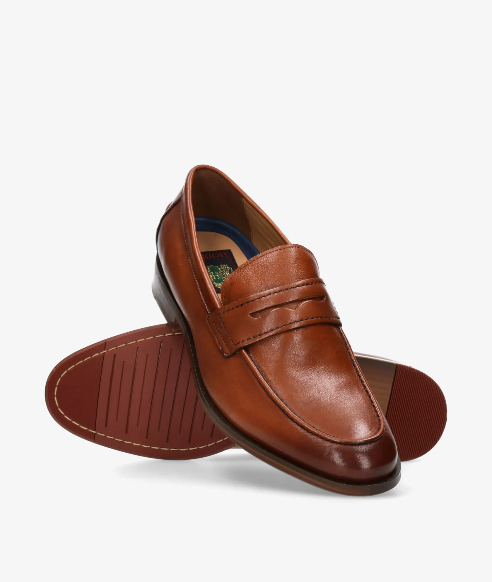 Hombre Hobb's Mocasines Hobb's A3871B0704 HOBBS- 4 en cuero