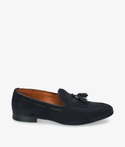 Hombre Kénnebec Mocasines 2008 KEN en serraje azul