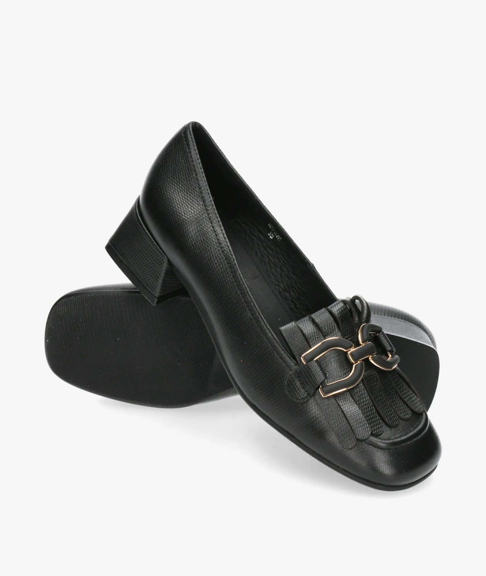 Mujer Stephen Allen Mocasines HECATE 38205-C9 en negro