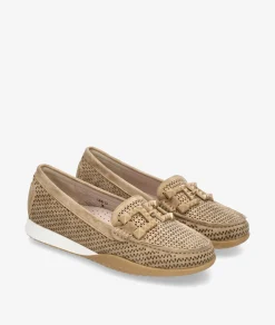 Mujer Stephen Allen Mocasines LAUR-23 31736-696 en ante camel
