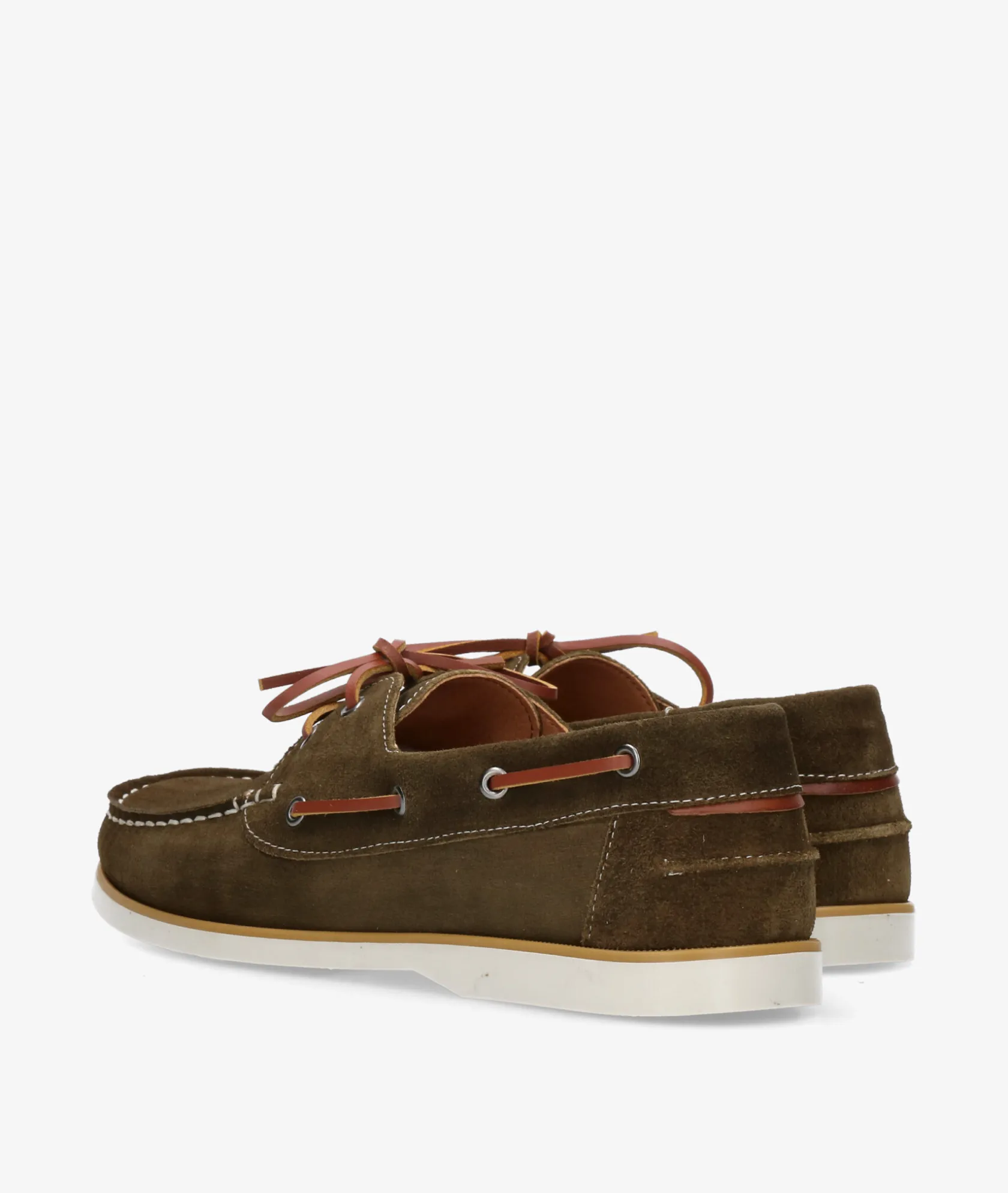 Hombre pabloochoa.shoes Naúticos 202503 en serraje kaki