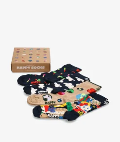 Mujer Happy Socks Pack de calcetines P000320 en azul marino