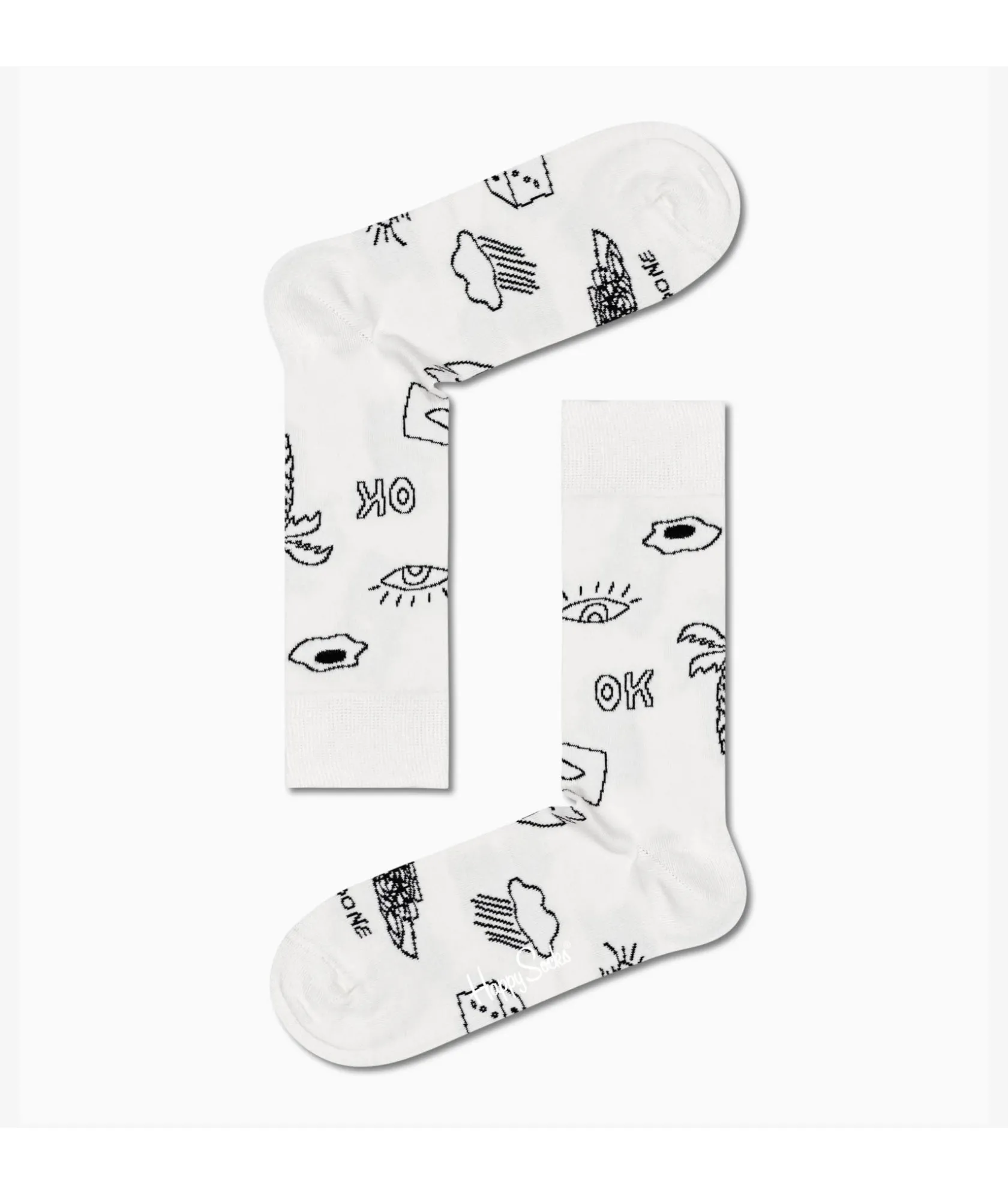 Mujer Happy Socks Pack de calcetines XBWH09-9100 en gris