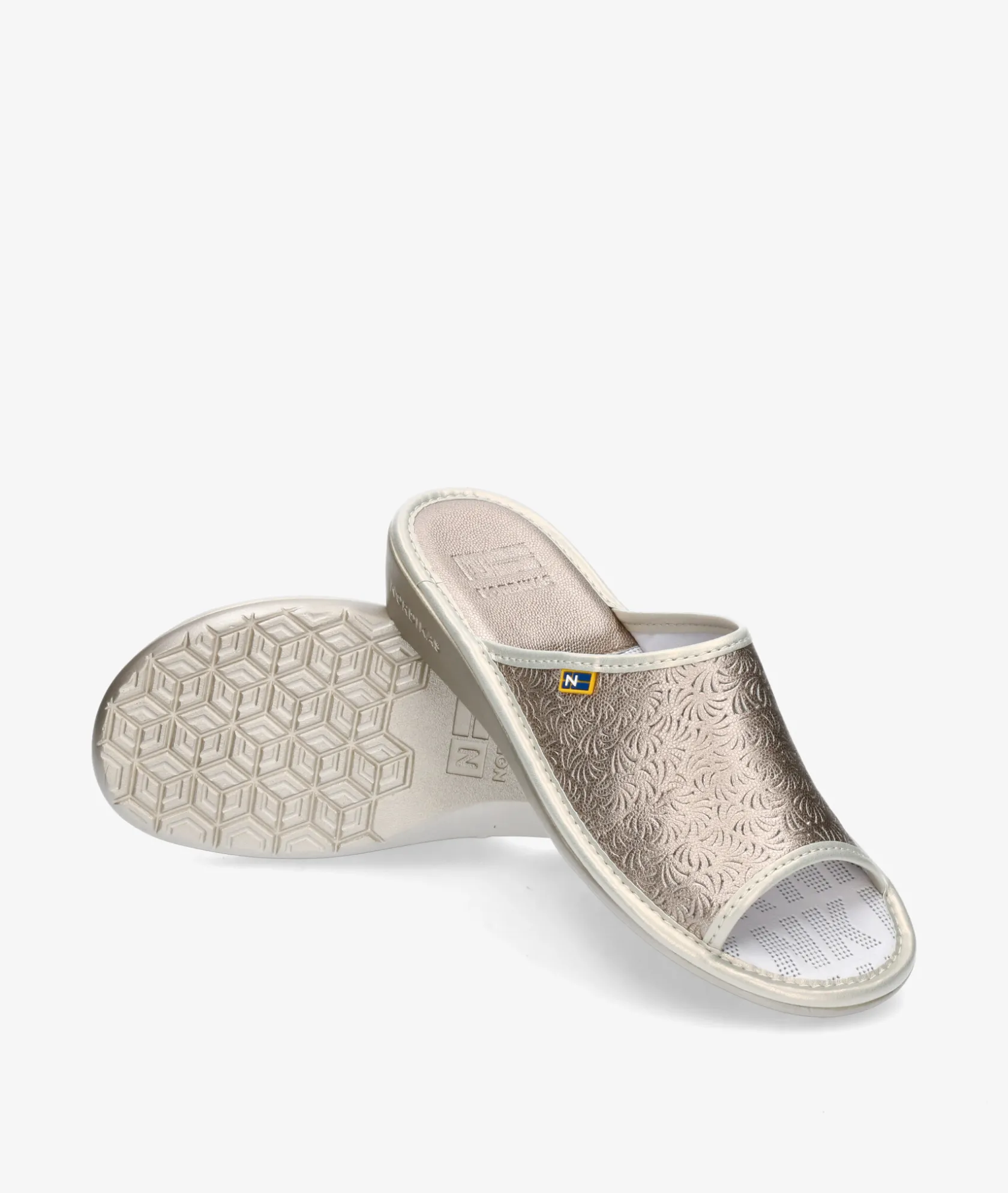 Mujer Nordikas pinky 1924/8 en taupe metalizado