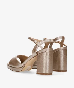 Mujer Aclys Sandalias PLATTY 02 en platino