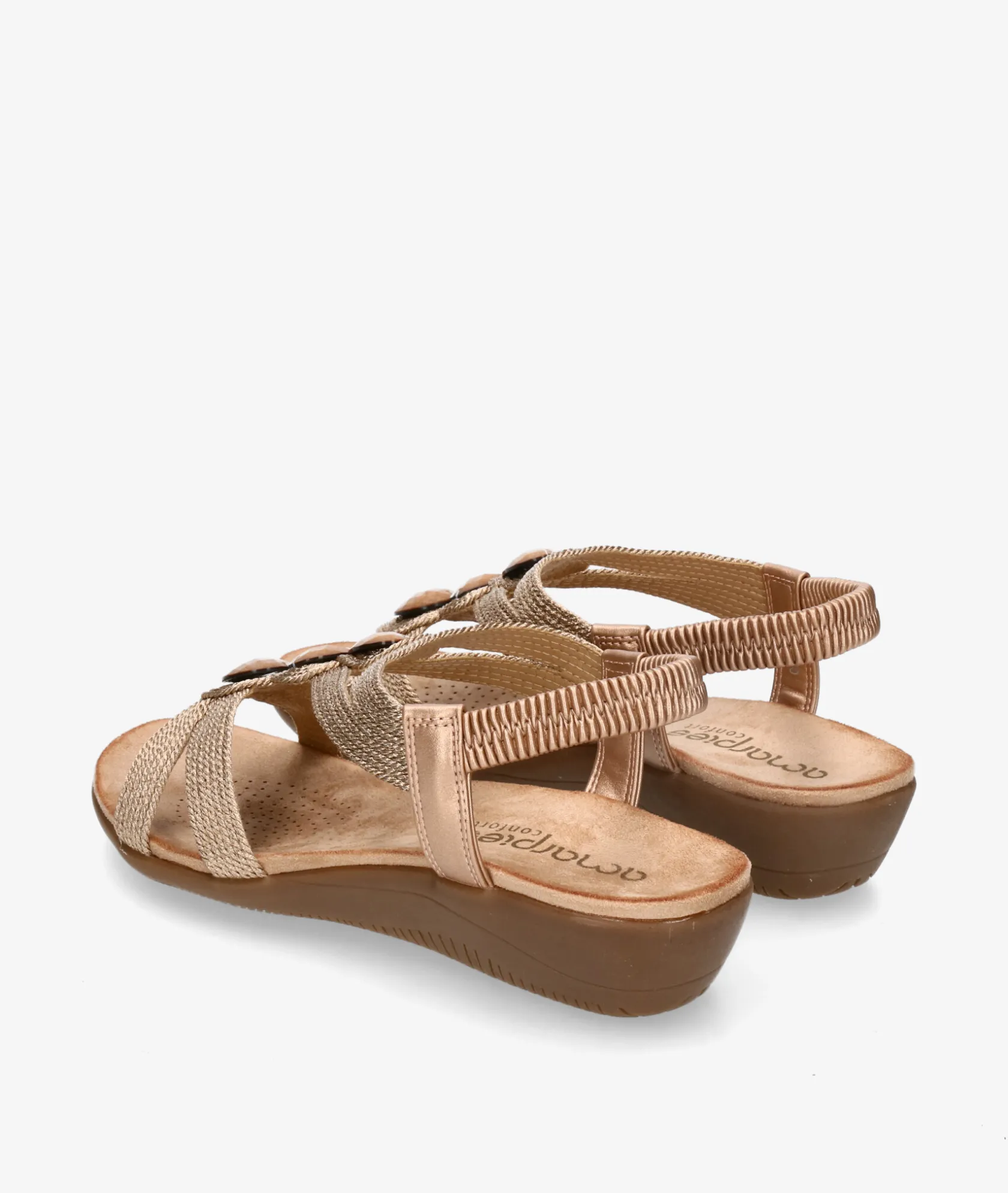 Mujer Amarpies Sandalias 26620 en bronce