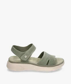 Mujer Amarpies Sandalias 28660 en caki
