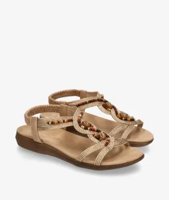 Mujer Amarpies Sandalias 30245 en platino