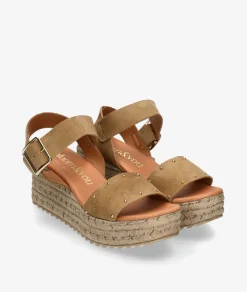 Mujer bloom&you Sandalias bloom&you AURORA en serraje camel