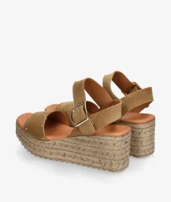 Mujer bloom&you Sandalias bloom&you AURORA en serraje camel