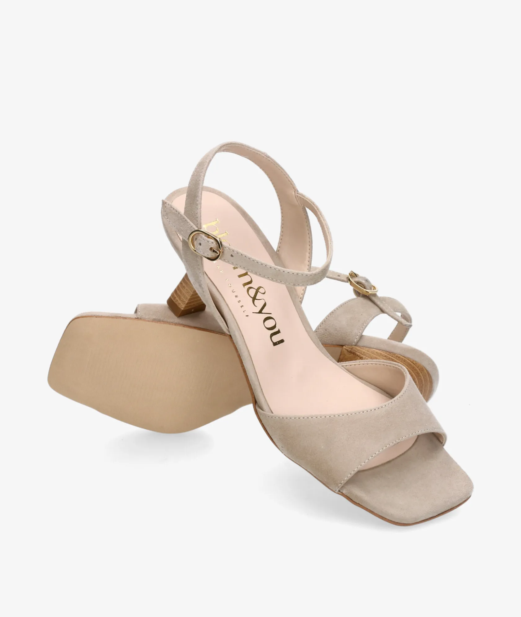 Mujer bloom&you Sandalias bloom&you MILA en ante piedra