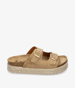 Mujer bloom&you Sandalias bloom&you NENUFAR DOBLE en serraje taupe
