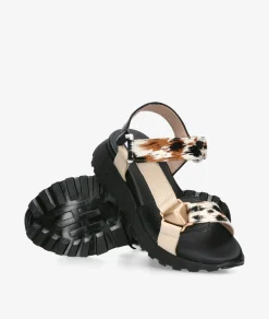 Mujer Hispanitas Sandalias CHV264807 en negro