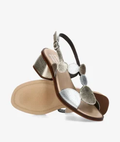 Mujer pabloochoa.shoes Sandalias 3914 en platino
