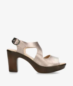Mujer pabloochoa.shoes Sandalias 450 en metalizado